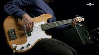 Video thumbnail for LA Bass Guitar by Gear4music, Natural | Gear4music demo by Gear4music Guitars