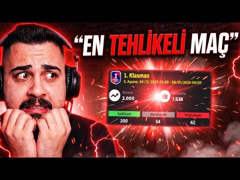 HAYATIMIN EN GERGİN ve TEHLİKELİ MAÇI! 2000 DERECE KLASMAN MAÇLARI! 💪🏻 eFootball Mobile 2026
