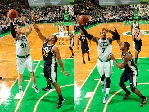 Jared Sullinger & Kelly Olynyk combined 26 pts,13 reb vs Utah Jazz 11/6/2013 - Highlights [HD]