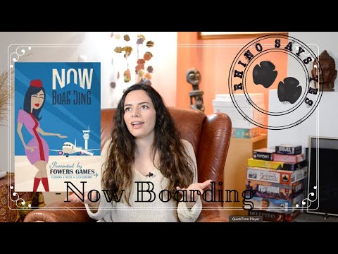 Short review and overview of Now Boarding | Cardboard Rhino
