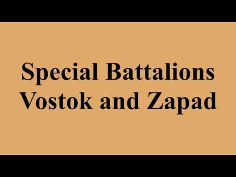 Special Battalions Vostok and Zapad