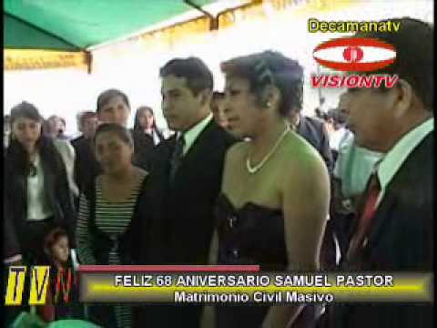 MATRIMONIO CIVIL MASIVO SAMUELPASTOR