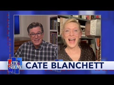 斯蒂芬換上更舒服的衣服與凱特-布蘭切特交談。 (Stephen Changes Into Something More Comfortable To Talk To Cate Blanchett)