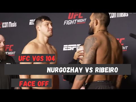 UFC Vegas 104 | Diyar Nurgozhay vs Brendson Ribeiro | Face off
