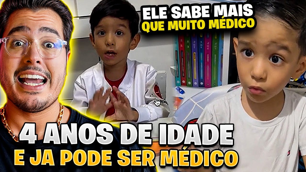 MÉDICO ANALISA A CRIANÇA MAIS INTELIGENTE DO MUNDO - Bruno Baroni
