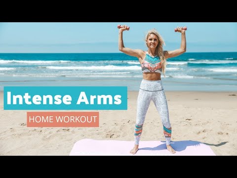 Intense Arm Workout - LOSE UPPER BODY FAT | Rebecca Louise