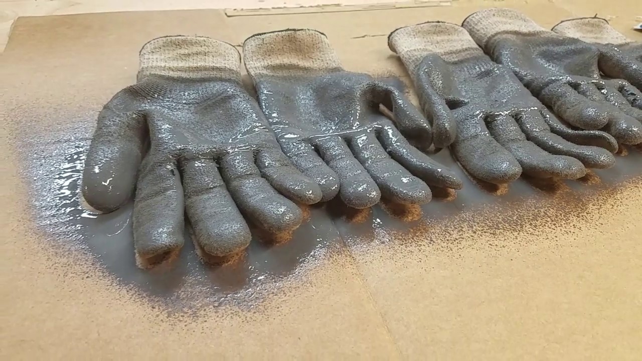 Recoating Poly or Nitro tip work gloves