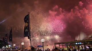 Sydney New Year Fireworks 2024 Part 2 | Sydney's midnight New Year's Eve fireworks | NYE 2024