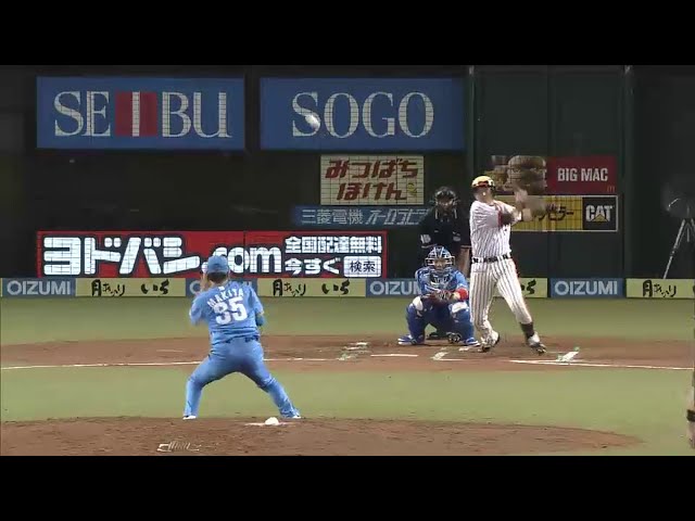 6回表 ホークス内川が1軍復帰後初ヒットでチャンスを広げる!! 2014/6/27 L-H