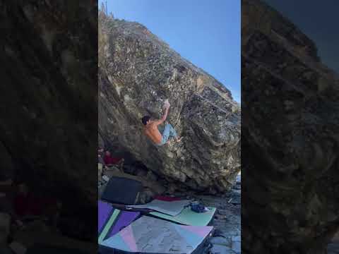 Lake Tahoe Bouldering - Snack Monster (V9)