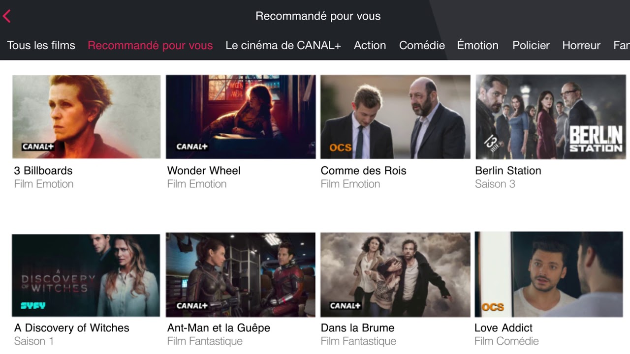 Nouvelle App myCANAL MAURICE - REPLAY