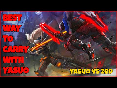 BEST WAY TO CARRY WITH YASUO | LEAGUE OF LEGENDS | YASUO VS ZED | YASUO BULLY ZED S11 | HIGH PINGS