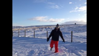 preview picture of video 'Holme Moss in the Snow.  31st January 2015.'