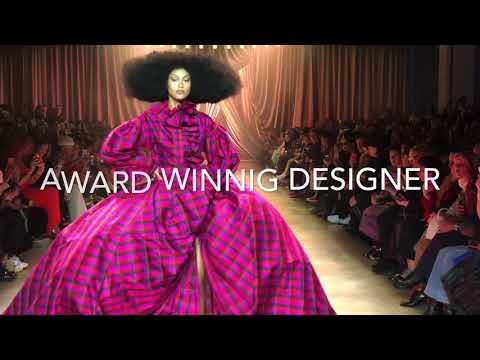 Christopher John Rogers - Preview of finale From NYFW FW20 Award Winning Designer by CFDA show!