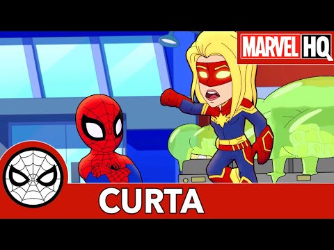 Capa de Marvel Aventuras de Super-Herói | Nublado Com Possibilidade de Sorrisos