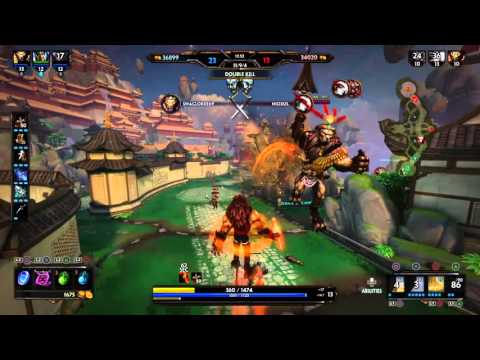 Smite - Anhur 1v3  outplay Joust!