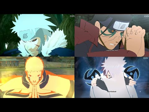 All Hokage Transformations Awakenings and Ultimate Jutsus - NARUTO ULTIMATE NINJA STORM 4
