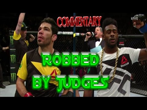 FIGHT NIGHT DENVER: Aljamain Sterling ROBBED BY JUDGES VS Raphael Assuncao UFC on FOX 23 Commentary