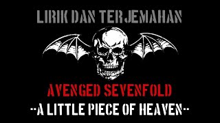 Download lagu A Little Piece Of Heaven - Avenged Sevenfold (lirik terjemahan) mp3 Download lagu A Little Piece Of Heaven - Avenged Sevenfold (lirik terjemahan) mp3