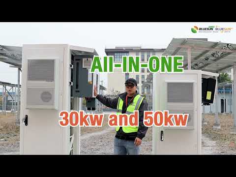 Bluesun all-in-one 30&50kw standard energy storage solutions #solarmanufacturer #solarenergy