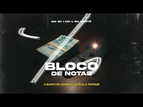 Mc DV e Mc l da norte- dj feijão bloco de nota