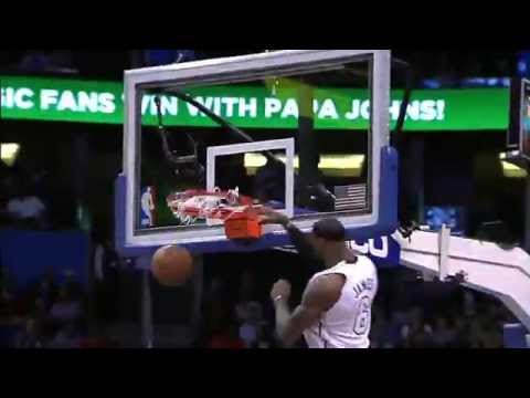 Lebron James Dunk vs Magic March 25, 2013