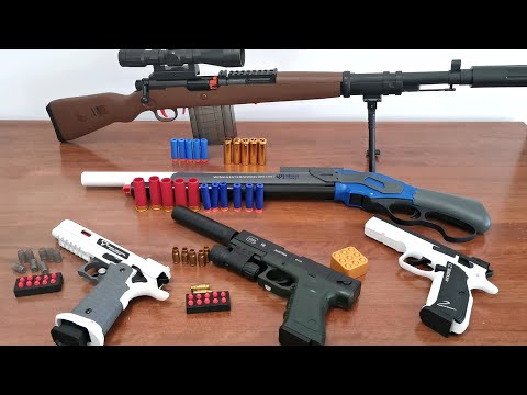 CZ Shadow 2 Toy Gun - Combat Master 2011 - 98k - Winchester M1887 - Glock Soft Bullet Pistol
