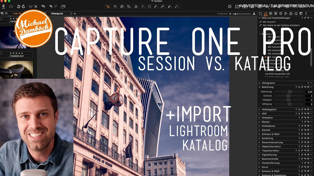 Capture One Import und Organisation