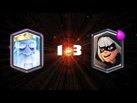 ROYAL GHOST VS BANDIT   CLASH ROYALE BATTLE