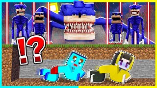 闇のソニック軍団に捕まった!シンソニックから逃げろ🔥【まいくら / マインクラフト】