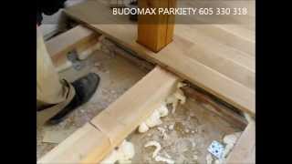 Układanie podłogi- deski dębowe na legarach.avi