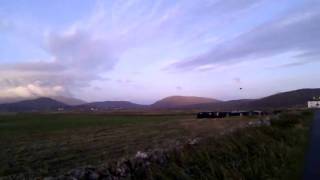 preview picture of video 'askernish, South Uist, at sunset'