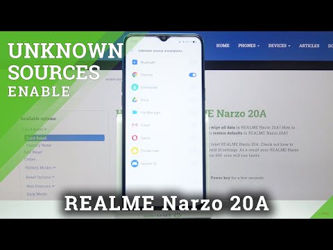 REALME Narzo 20A & Apps Customizations – Enable Unknown Sources