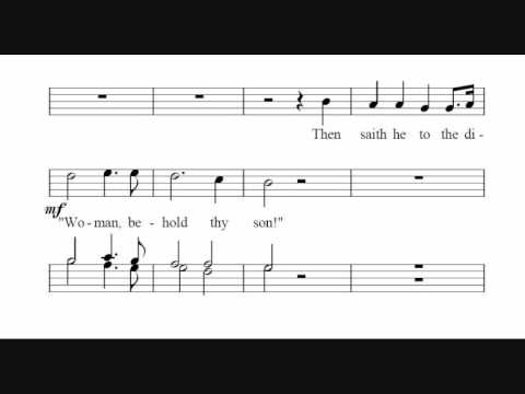 17. When Jesus therefore saw his mother - The Crucifixion - Stainer