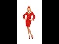 Stewardesse kostume, Rød video