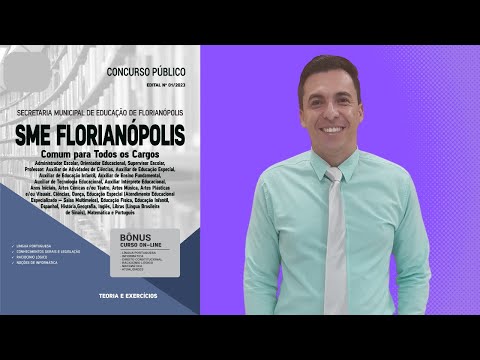 Apostila Concurso SME Florianópolis - SC 2023 - Comum para Todos os Cargos