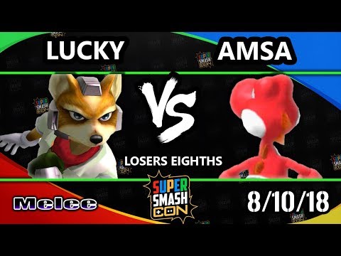 SSC 2018 SSBM - DIG | Lucky (Fox) Vs. VGBC | aMSa (Yoshi) - Smash Melee Losers Top 8