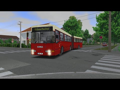 OMSI 2 Beograd | Linija 45 Novi Beograd Blok 44 - Zemun Novi Grad | Ikarbus IK - 201 (2004)