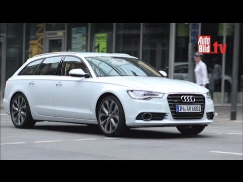Audi A6 Avant - luxury station wagon in check