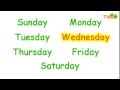 Песня Дни недели - Days Of The Week Song 