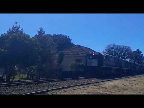 Trem na antiga estação do Campo Velho/Boqueirão em Guarapuava/PR