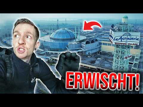 ERWISCHT! POLIZEI STOPPT UNSERE LOST PLACE ERKUNDUNG! Das größte verlassene Einkaufszentrum Europas!