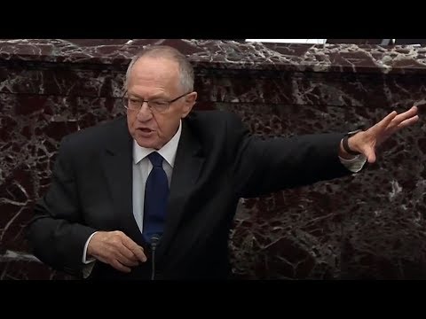 Alan Dershowitz refuted the House’s case in Senate impeachment trial (Jan 27, 2020)