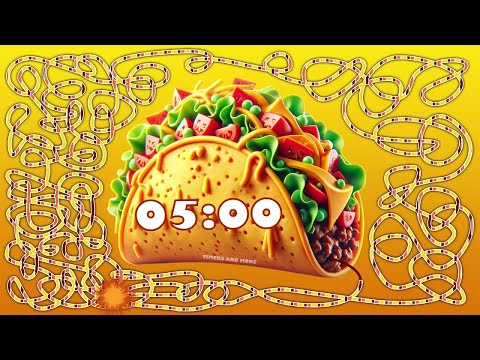 5 Minute taco 🌮 bomb 💣 timer