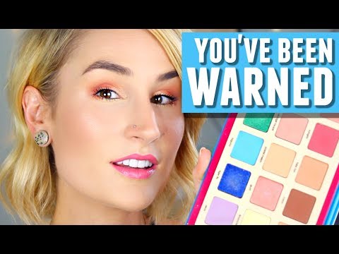 WHY IS NO ONE TALKING ABOUT THIS? | NATASHA DENONA FULL FACE: Foundation, Highlight + Tropic Palette