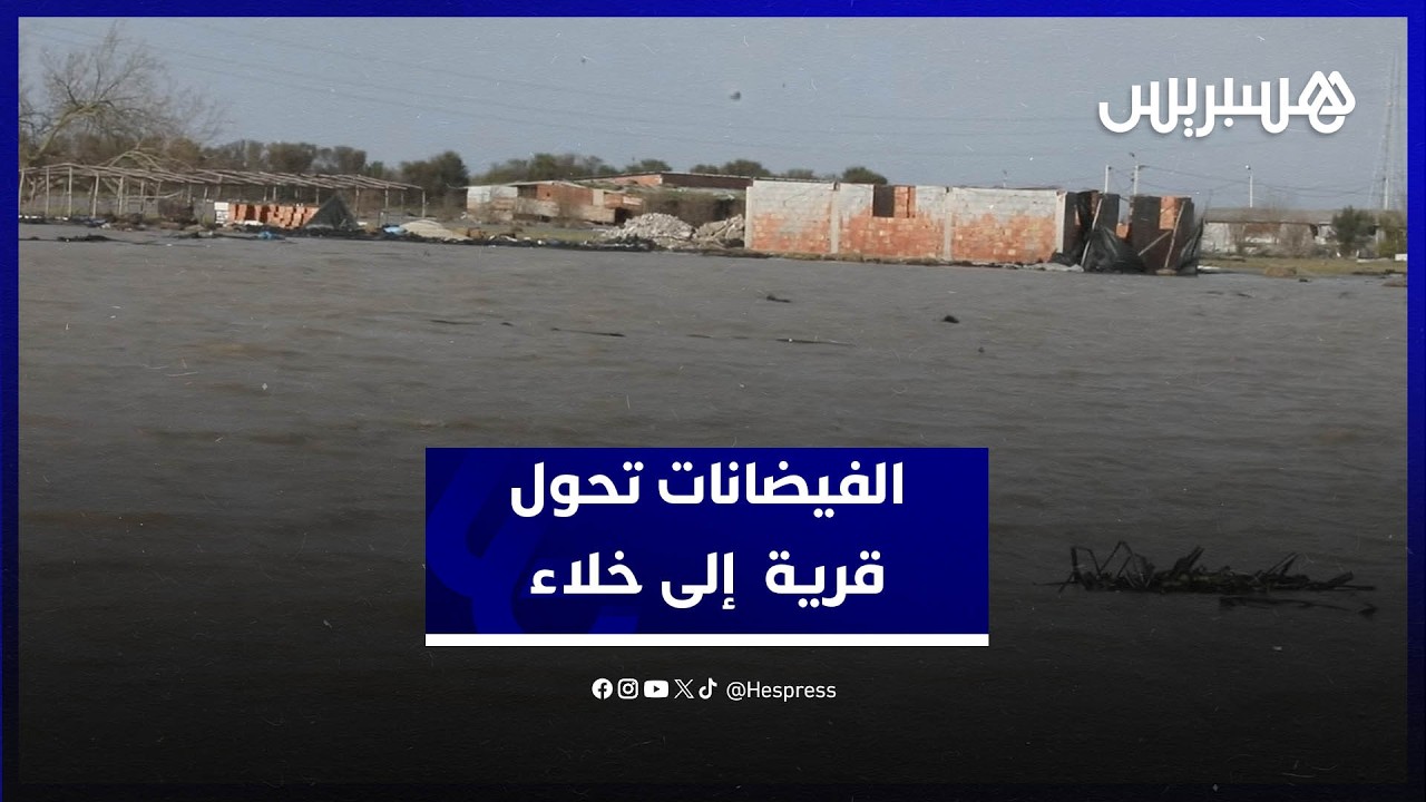 الفيضانات تحول قرية اطناجة باقليم القنيطرة إلى خلاء.. والنفوق يتهدد حيوانات أليفة thumbnail
