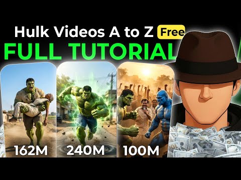 How To Create Perfect Hulk Ai Videos FREE | Full Tutorial | Hulk Al Videos Kaise Banaye