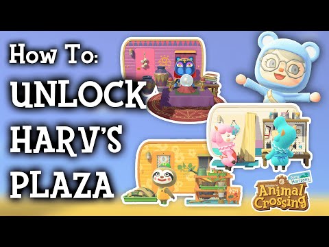 How To Unlock Harv's Plaza | Animal Crossing New Horizons