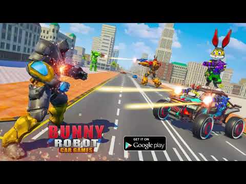 Bunny Robot Car Game – Buggy Robot wars Game