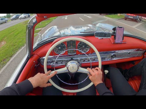 Thumbnail for 1.5 MILLION € ICONIC 1957 300SL POV DRIVE! Driving my Dream Car Mercedes-Benz SL300! by Mercedes-Benz 300 SL